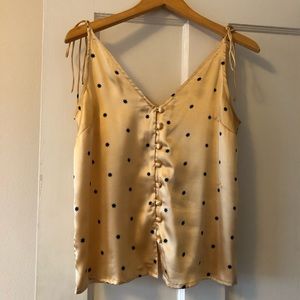 NWOT tie shoulder cami